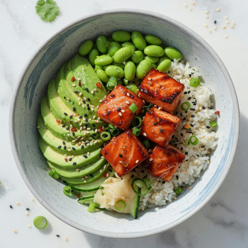 Avokado & Somon Bowl